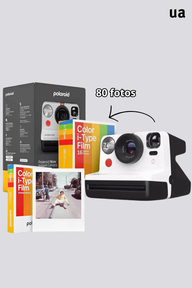 Câmera Polaroid Urban Foco Automático i-Type com impressão Instantânea