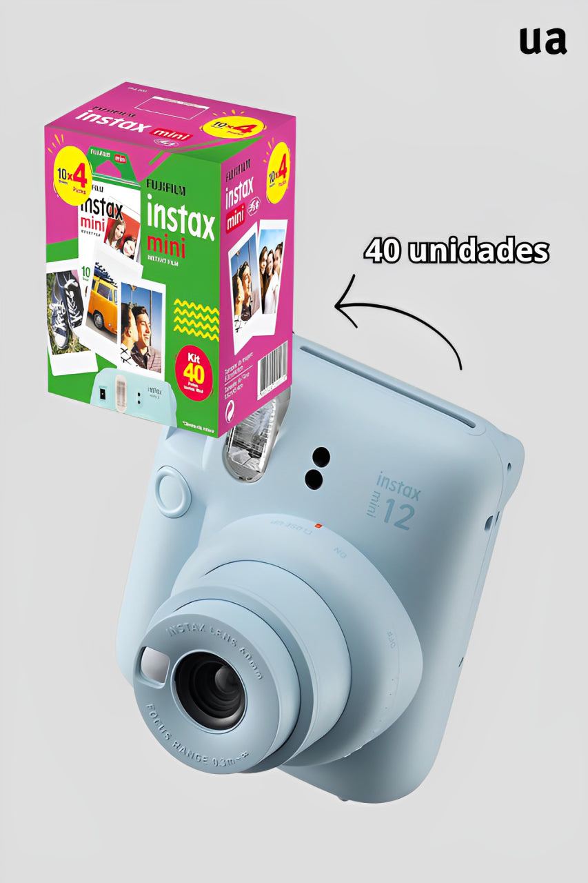 Câmera Polaroid Urban Instax Mini 12 (Fotográfica com Flash Automática)