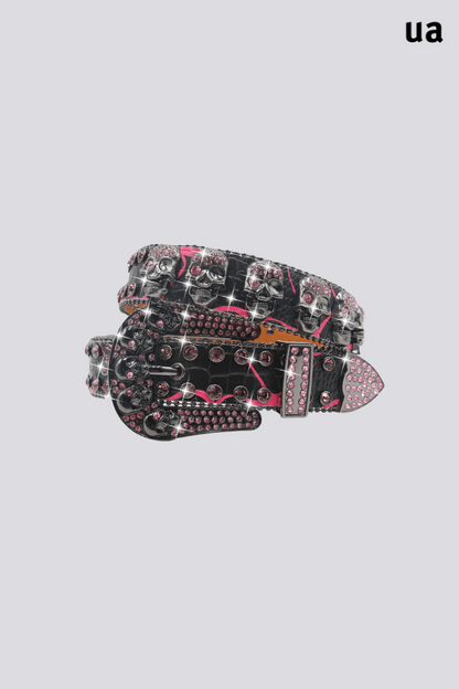 Cinto de strass feminino e masculino